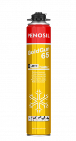 PENOSIL GoldGun 65 Winter Poliuretāna putas ar palielinātu iznākumu ziemas apstākļos