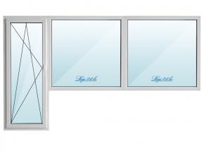 4100 x 2170 mm / Stor balkongblokk